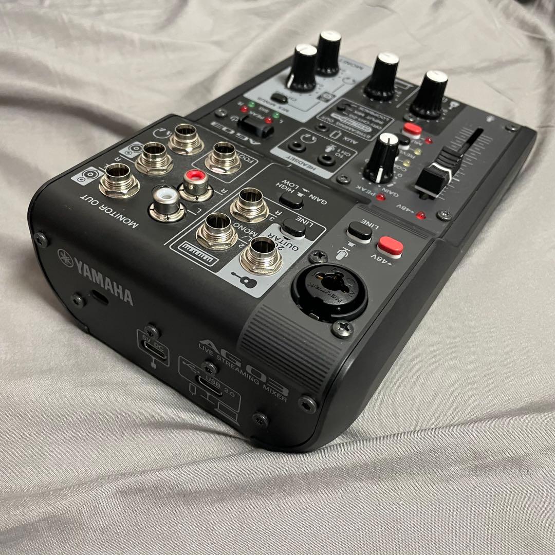 YAMAHA AG03MK2 B オーディオインターフェイス ブラック