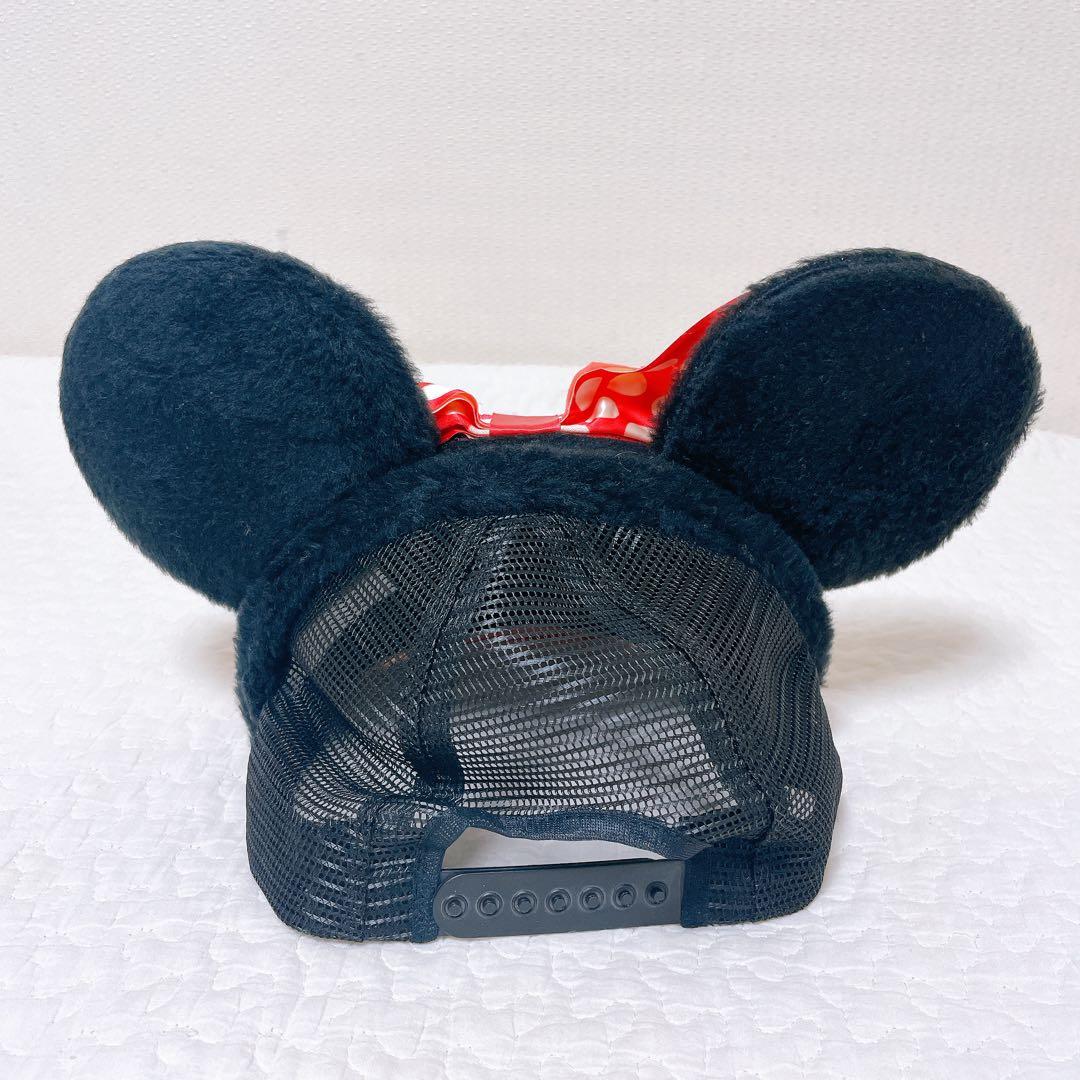 レトロ　USA製　初期立体ミニーちゃんファンキャップ　フェイスキャップ