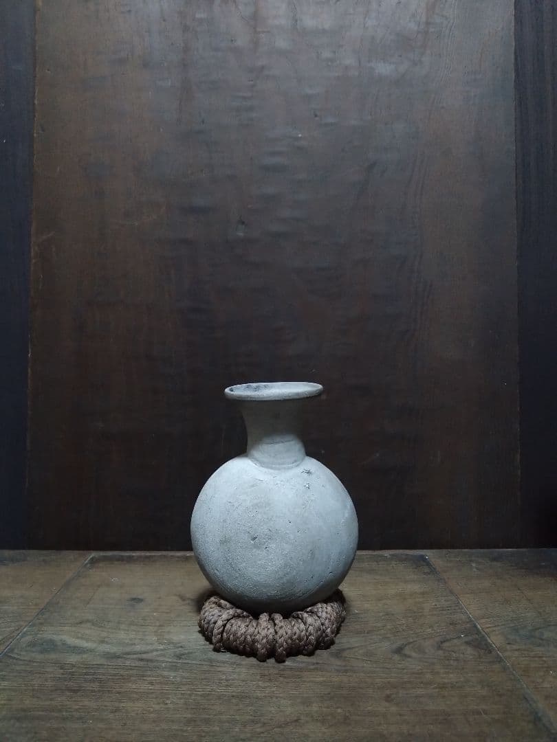 須恵器提瓶　考古　発掘　花入　華道　骨董古道具