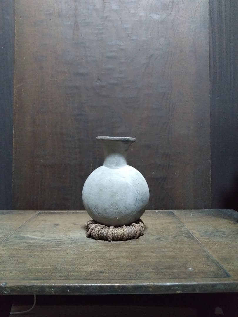 須恵器提瓶　考古　発掘　花入　華道　骨董古道具