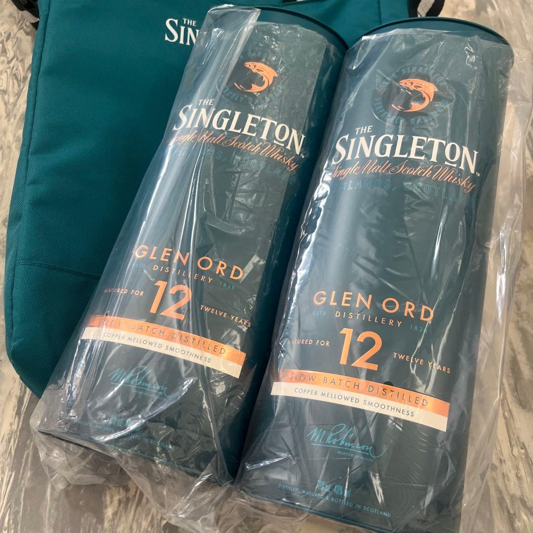 新品シングルトンthesingleton12年2本専用箱&保冷バッグ付ウイスキー