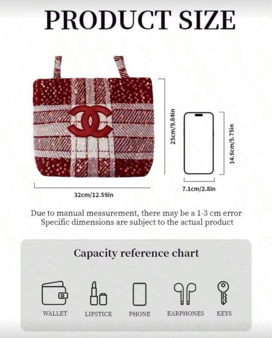 CHANEL トートバッグ シャネルノベルティ　バッグ　ショルダーバッグ　赤　新