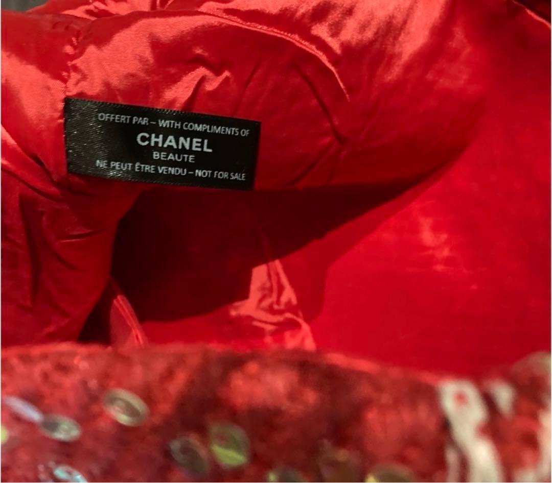 CHANEL トートバッグ シャネルノベルティ　バッグ　ショルダーバッグ　赤　新