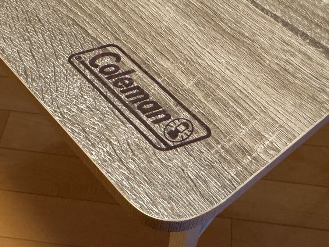 室内利用 美品 コールマン フォールディングリビングテーブル 90