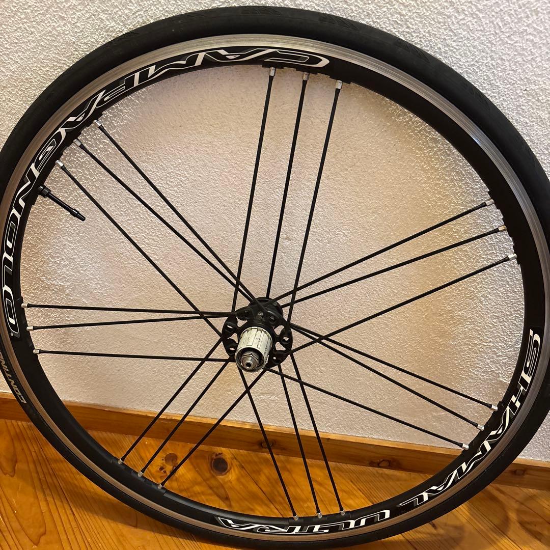 中古美品　カンパニョーロ　シャマルウルトラ17C タイヤ付　CAMPAGNOLO