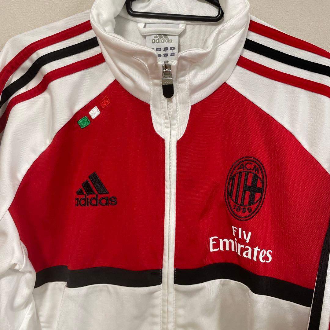 adidas ACミラン　ジャージ　上下セット　セットアップ　サッカー着