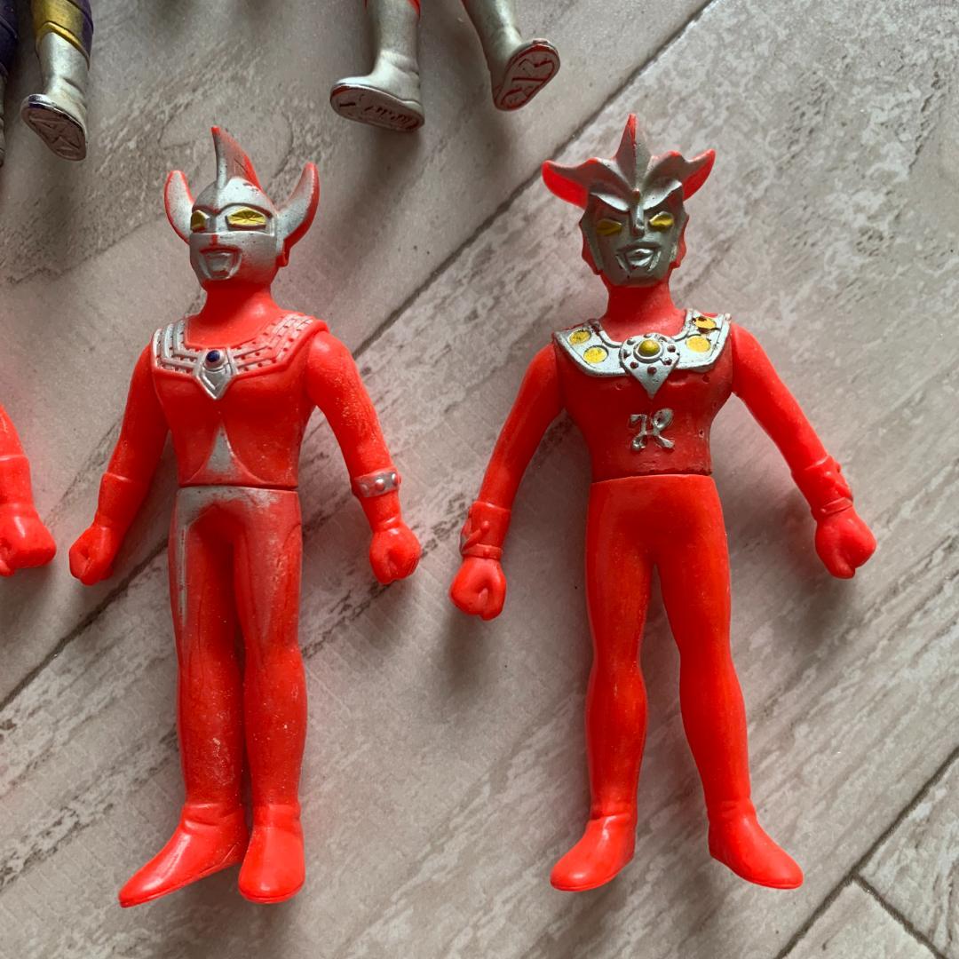 当時物 ソフビ人形 ウルトラ戦士11体セット ウルトラマン 円谷プロ 昭和