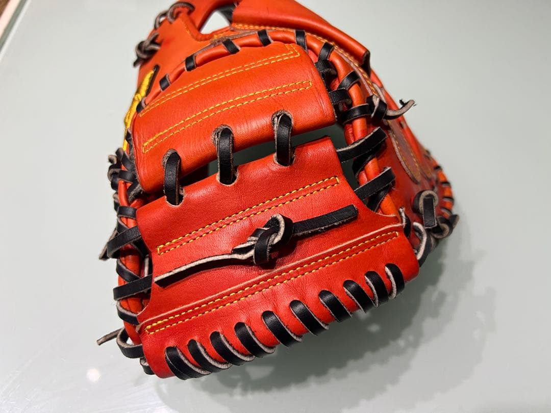 Mizuno Pro 硬式グローブ オレンジ