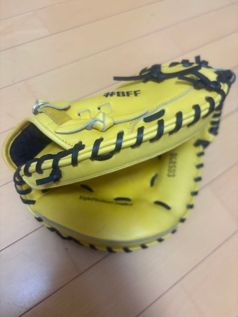 asics GOLDSTAGE スペシャルオーダー軟式グローブ イエロー