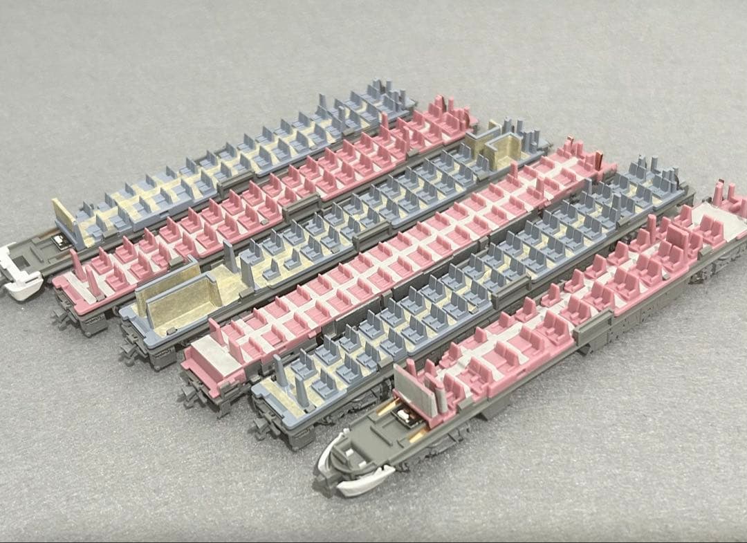 ⭐︎美品⭐︎KATO 683系 スノーラビットAB 精密加工 前面扉パーツ・室内灯付