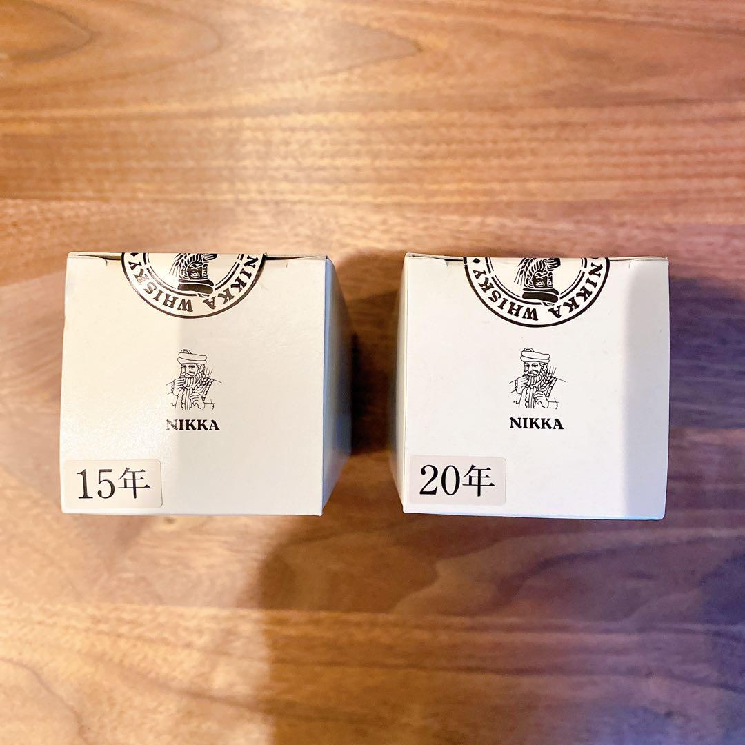ニッカウヰスキー 余市蒸留所限定シングルカスク 15年20年2本セット180ml