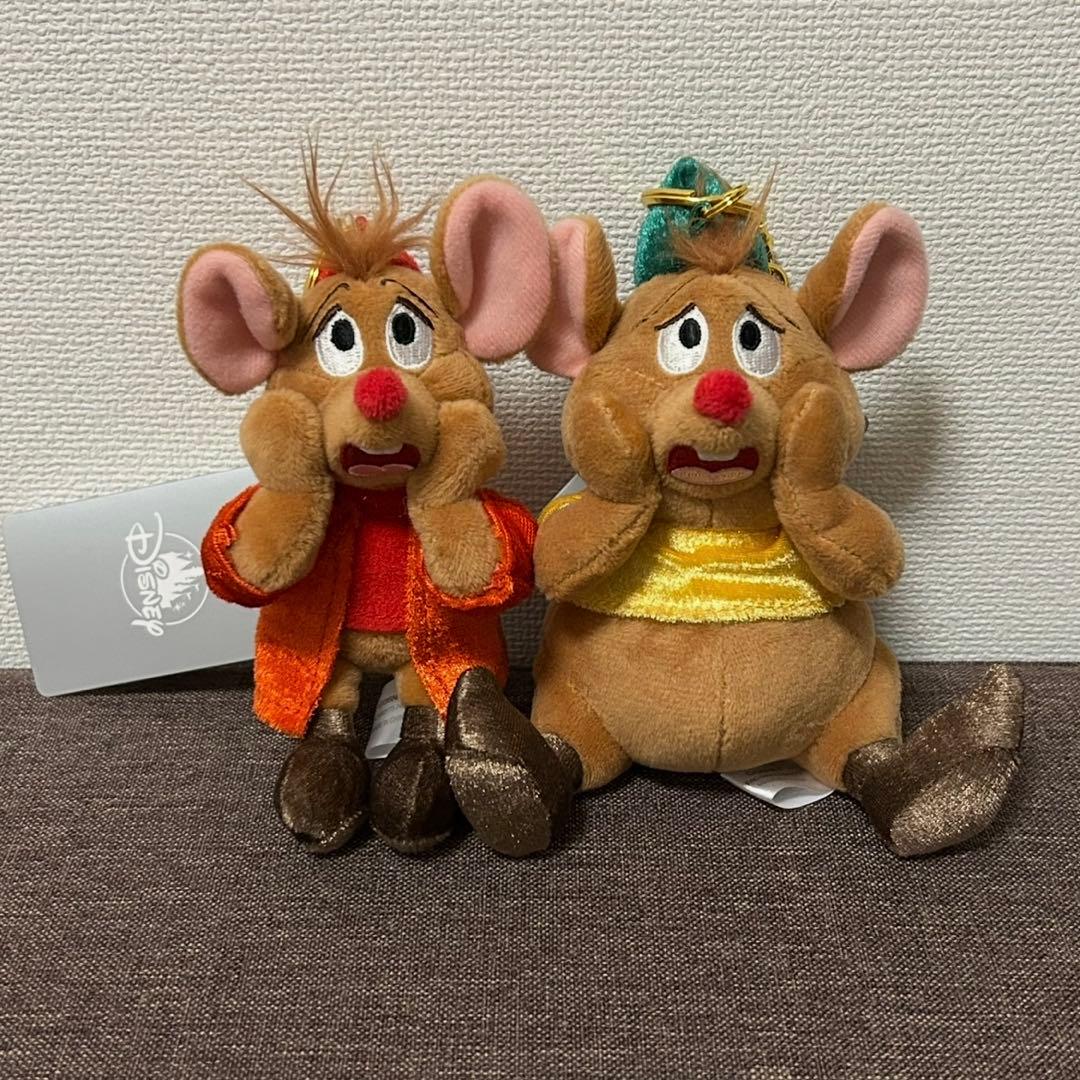 シンデレラ ぬいぐるみキーチェーン スージー パーラー ジャック ガス 青い鳥