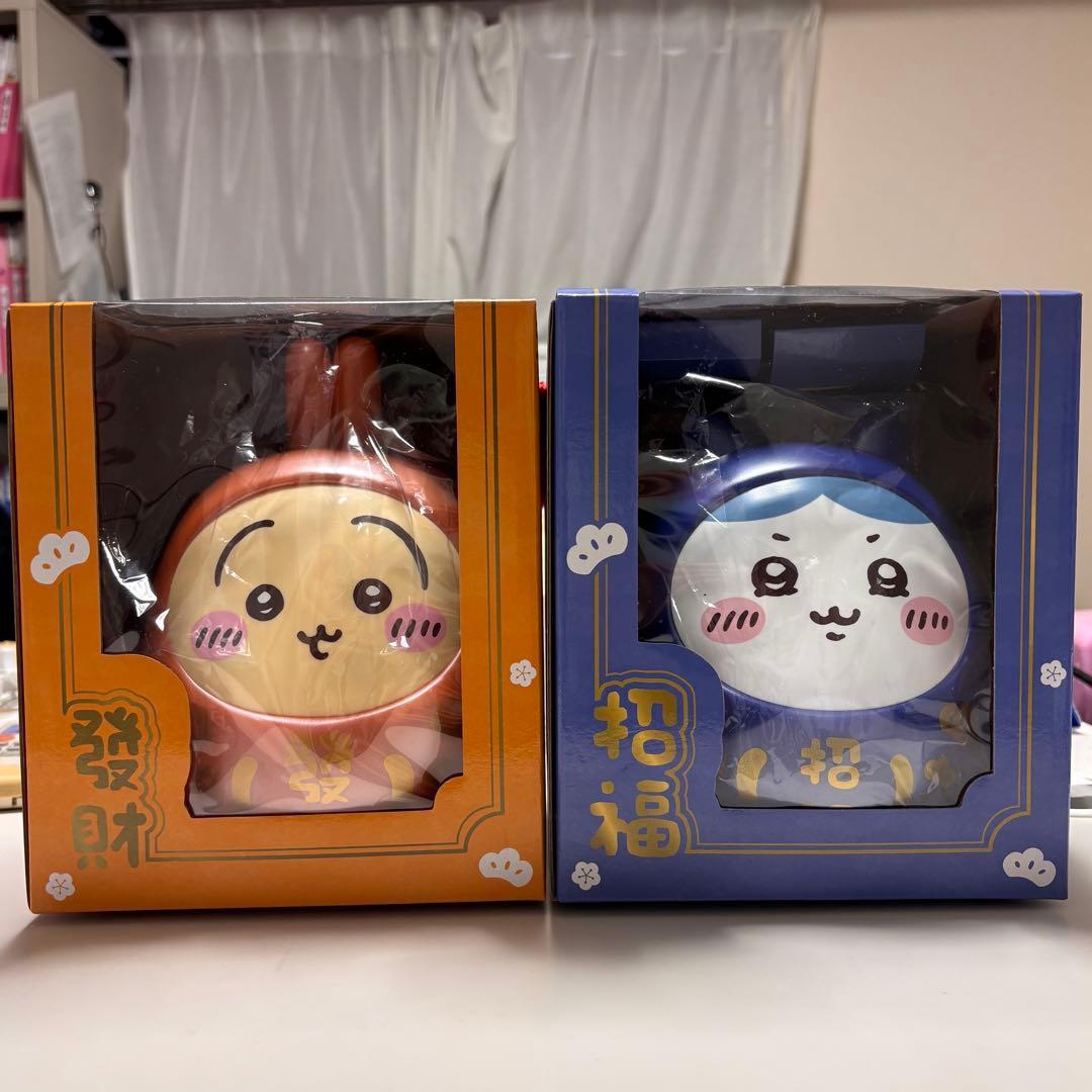 ちいかわ 台湾限定 達磨貯金箱　飴箱　だるま　飴あり セット売り