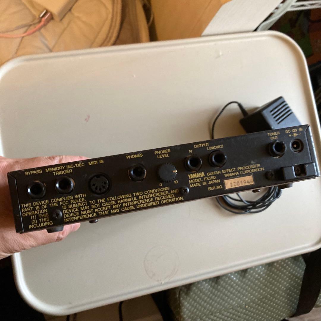 YAMAHA FX550 ギターエフェクトプロセッサー　マルチエフェクター