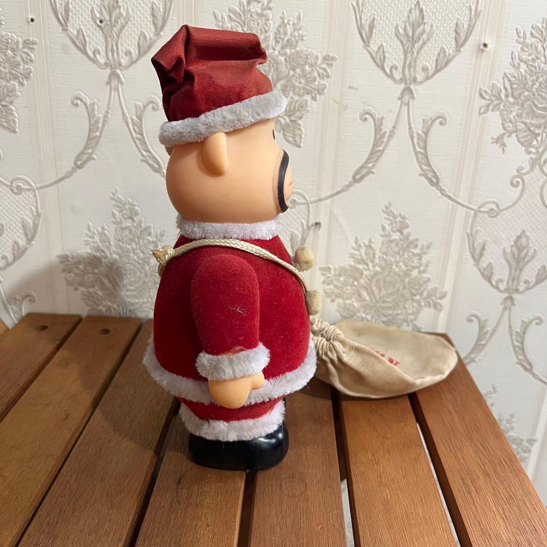 【アンティーク】Meiji CMらんど カールおじさん サンタコス ソフビ人形