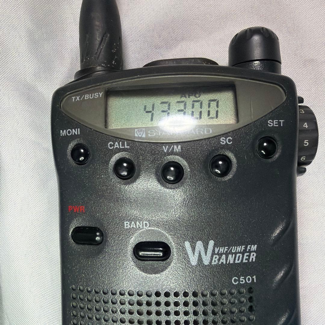 稀少STANDARD FMトランシーバー 144/430MHz C501