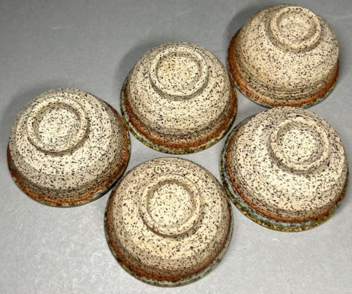 【エビス】酒器 徳利 酒盃 美濃焼 在銘 清風造 細工 飴釉 酒杯 猪口