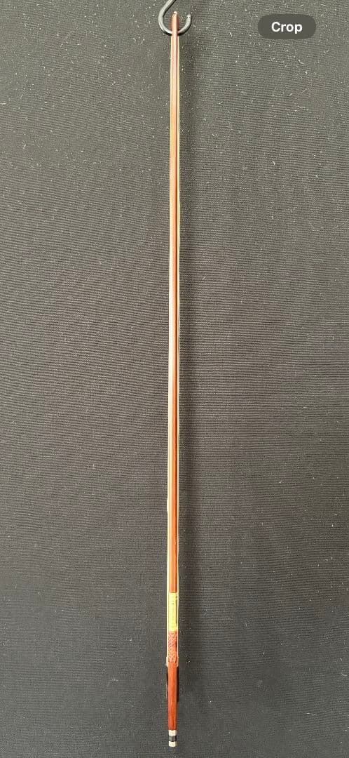 木製バイオリン弓 アバロンインレイ付き