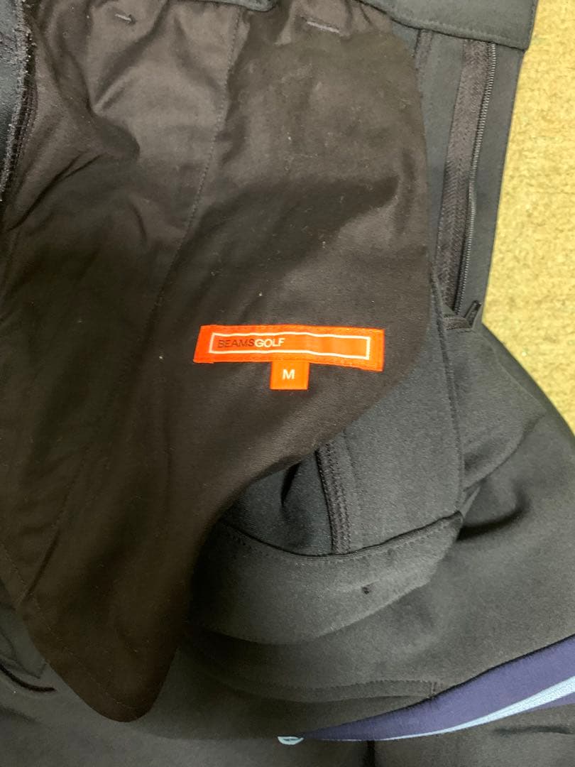 週末セール7日まで！★BEAMSGOLF パンツ ネイビー★