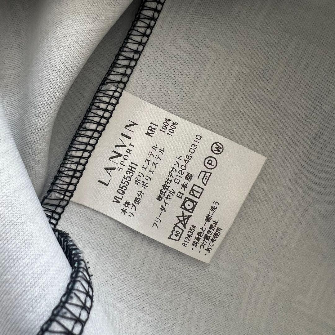 LANVIN SPORT ランバンスポール　総柄　ノーカラージャケット　ゴルフ