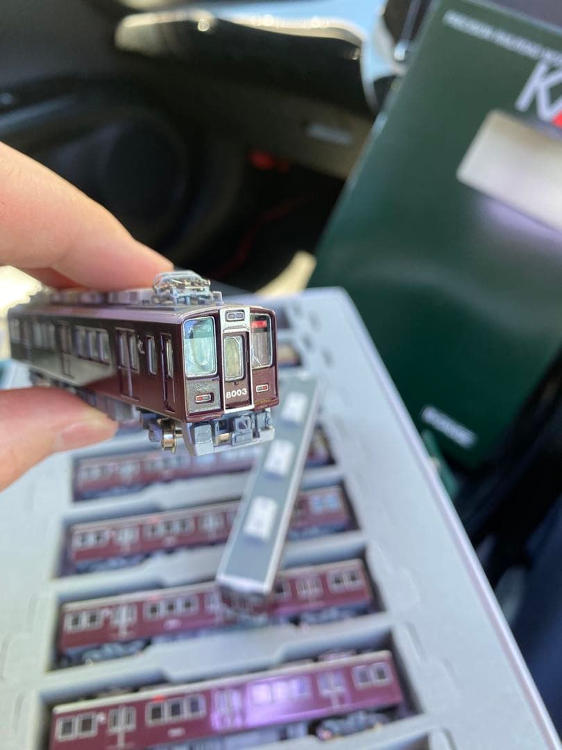 週末値下げ中！阪急8000系GM製エコノミーキット組立品8両セット（動力なし）