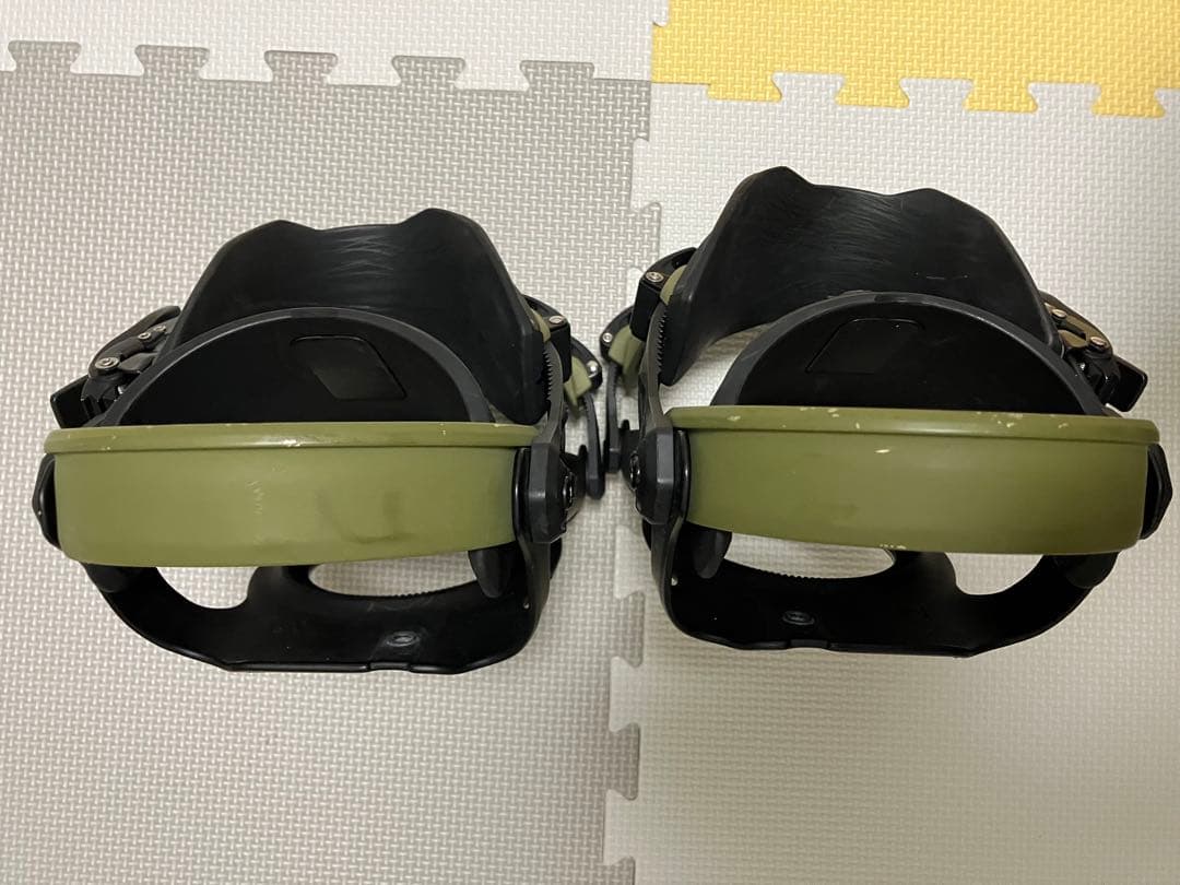 RIDE スノーボード A-6 ビンディング ブラック/オリーブ