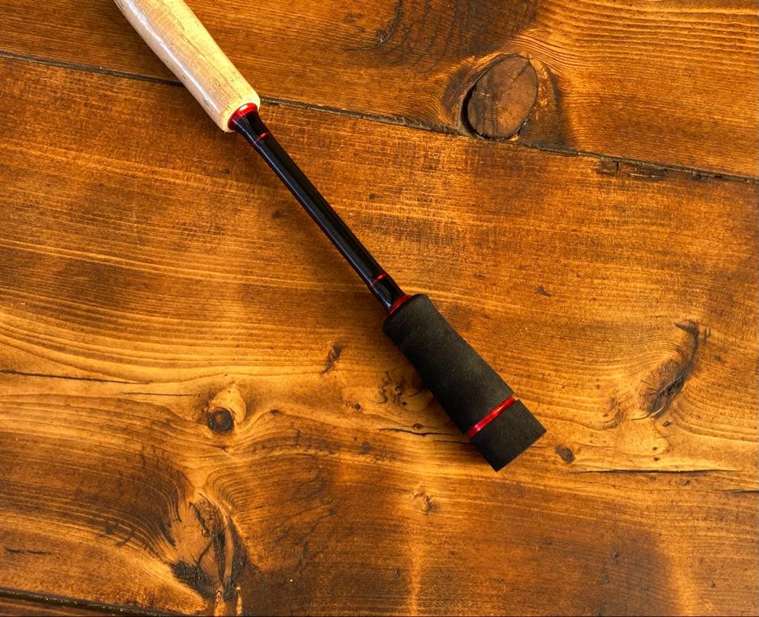 2ピーススピニングロッド 超軽量　カーボンロッド　バスロッド　バス釣り　2way