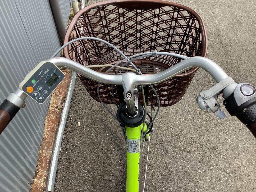 パナソニック新機種電動アシスト自転車viviDX26インチグリーン系ボディー