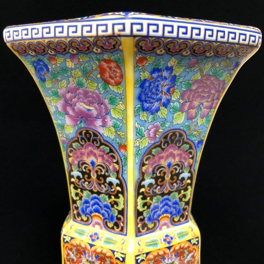 大清 雍正 花瓶 中国 骨董品 清時代 擺件 古賞物 傳世家珍 陶磁器