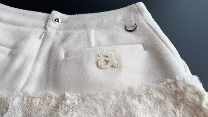 アルチビオ　ファースカート　ホワイト