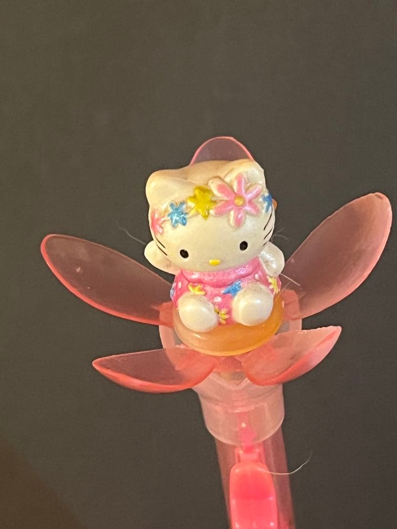 ハローキティ フェアリーキティシャーペンちょうちょ　花