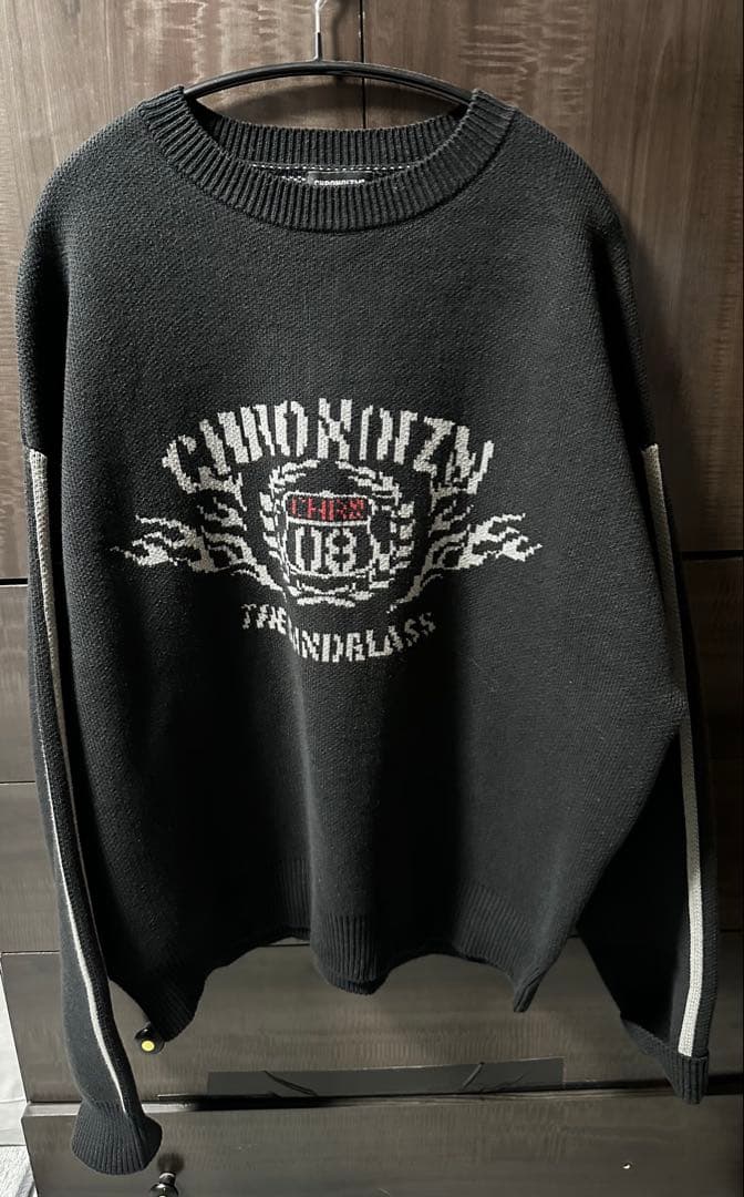 CHRONOIZM クロノイズム COLLEGE KNIT XL