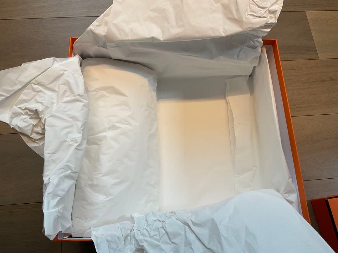 ゆあ♪HERMES オレンジボックス　美品　バーキン25 ミニボリード用