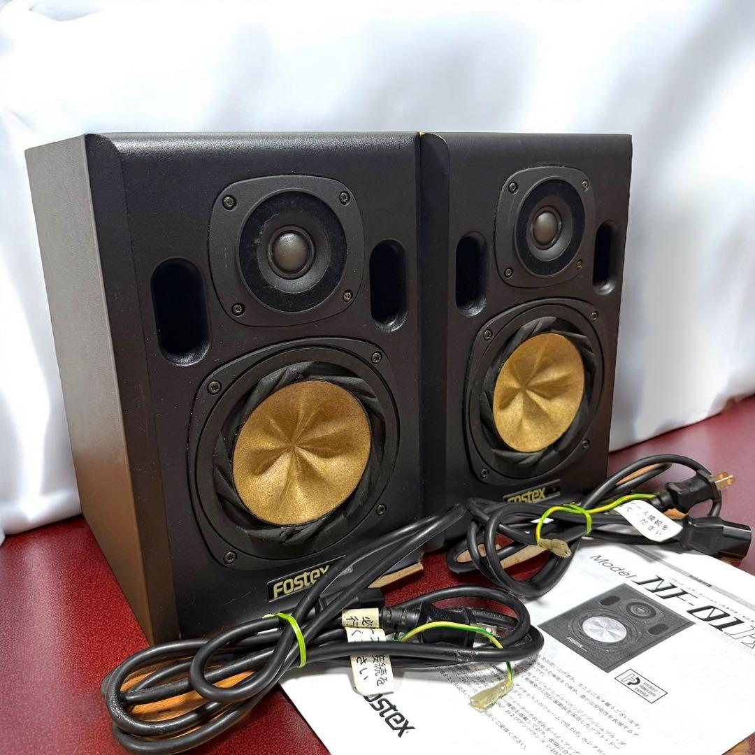 ☆良品 FOSTEX NF-01A ペア パワード スタジオモニタースピーカー