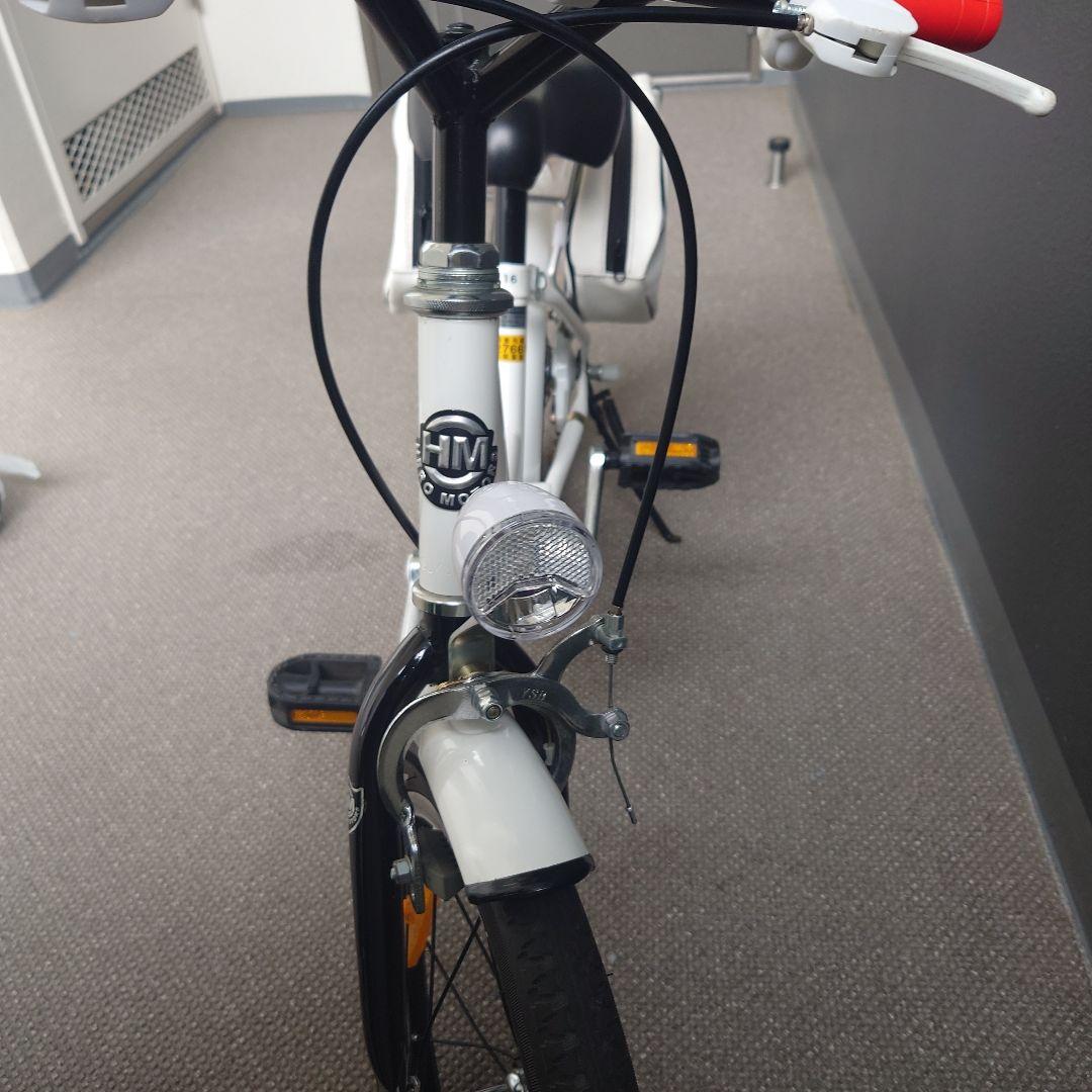 (直接取引　配送不可)キッズポリス自転車 ホワイト16インチ