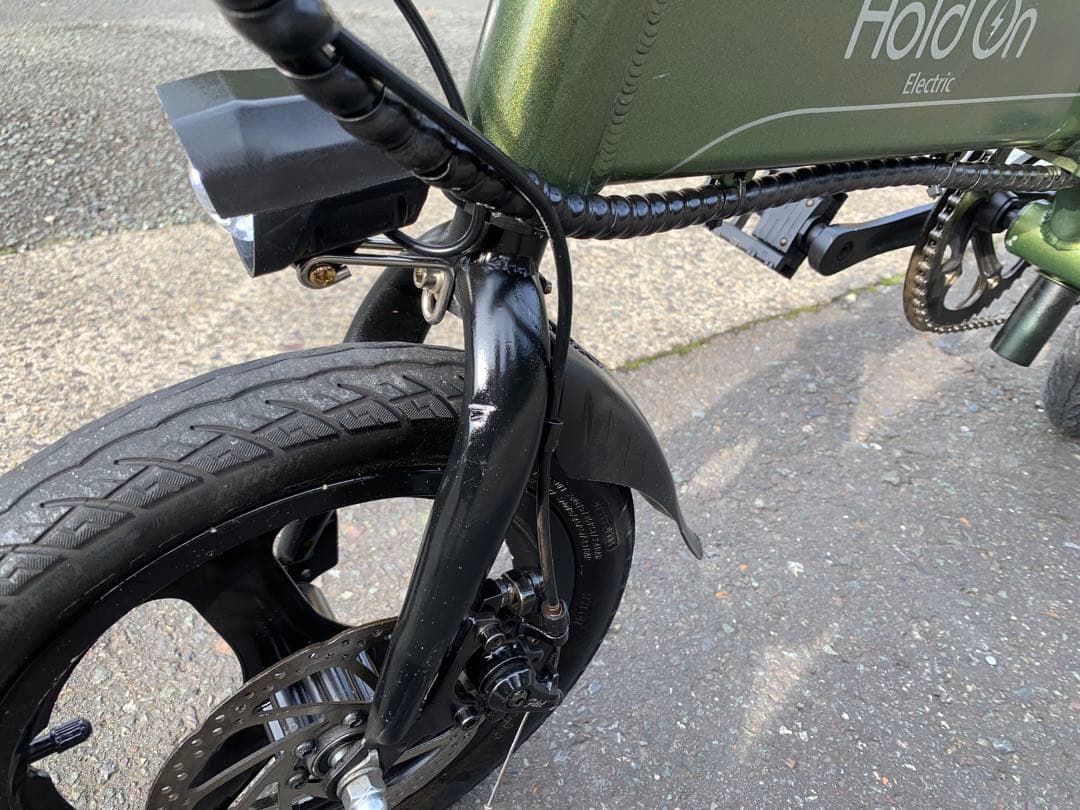 【即乘】送料無料Hold On 折り畳み電動自転車 Q1 7.5Ah動作確認済