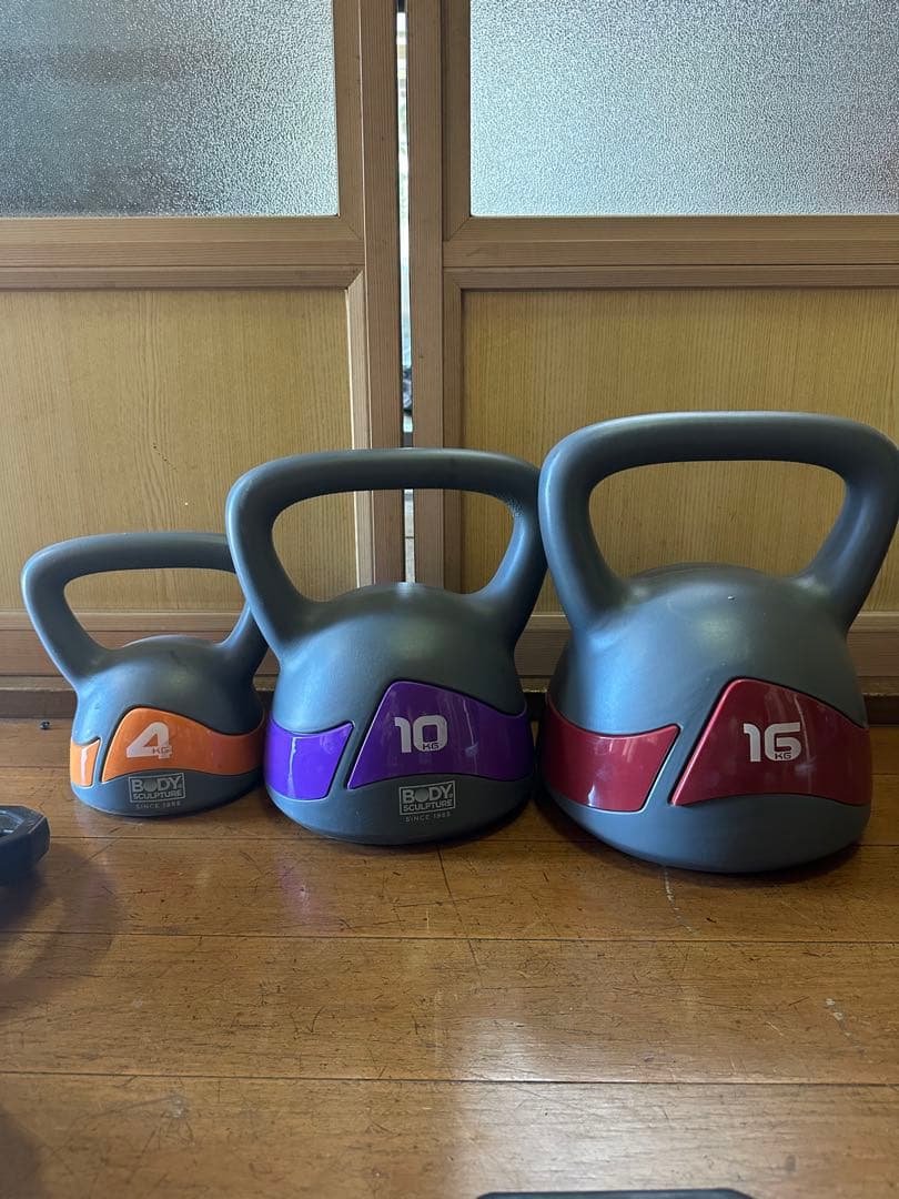 【引き取り限定 神奈川県】ケトルベル 4kg 10kg 16kg セット