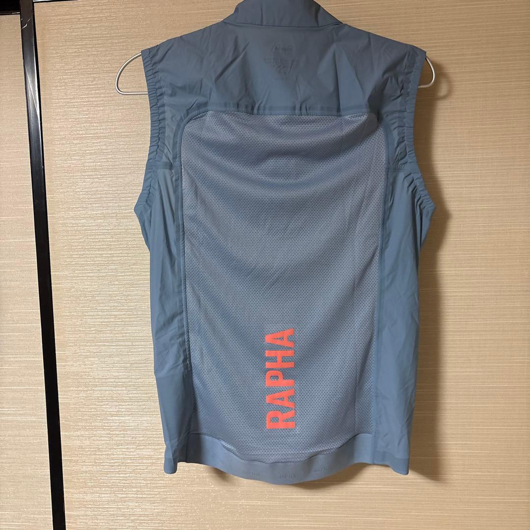ラファ メンズ プロチーム ライトウェイト ジレ Sサイズ 青系