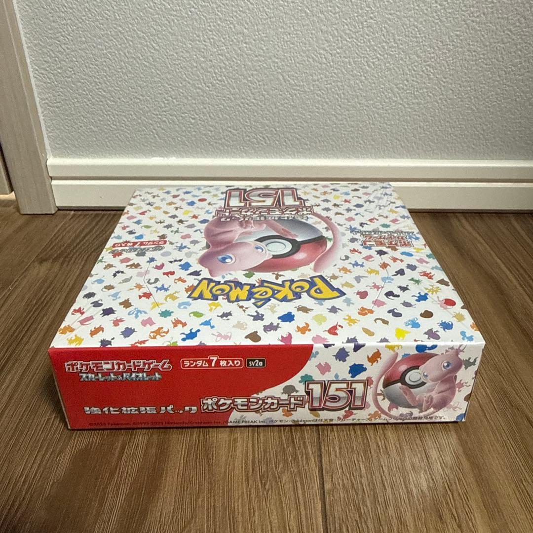 【新品未開封】ポケモンカード151 ボックス　シュリンク付き　box ポケカ