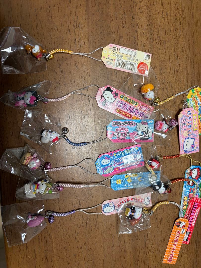 ご当地キティーボールペンシャーペン根付ストラップ