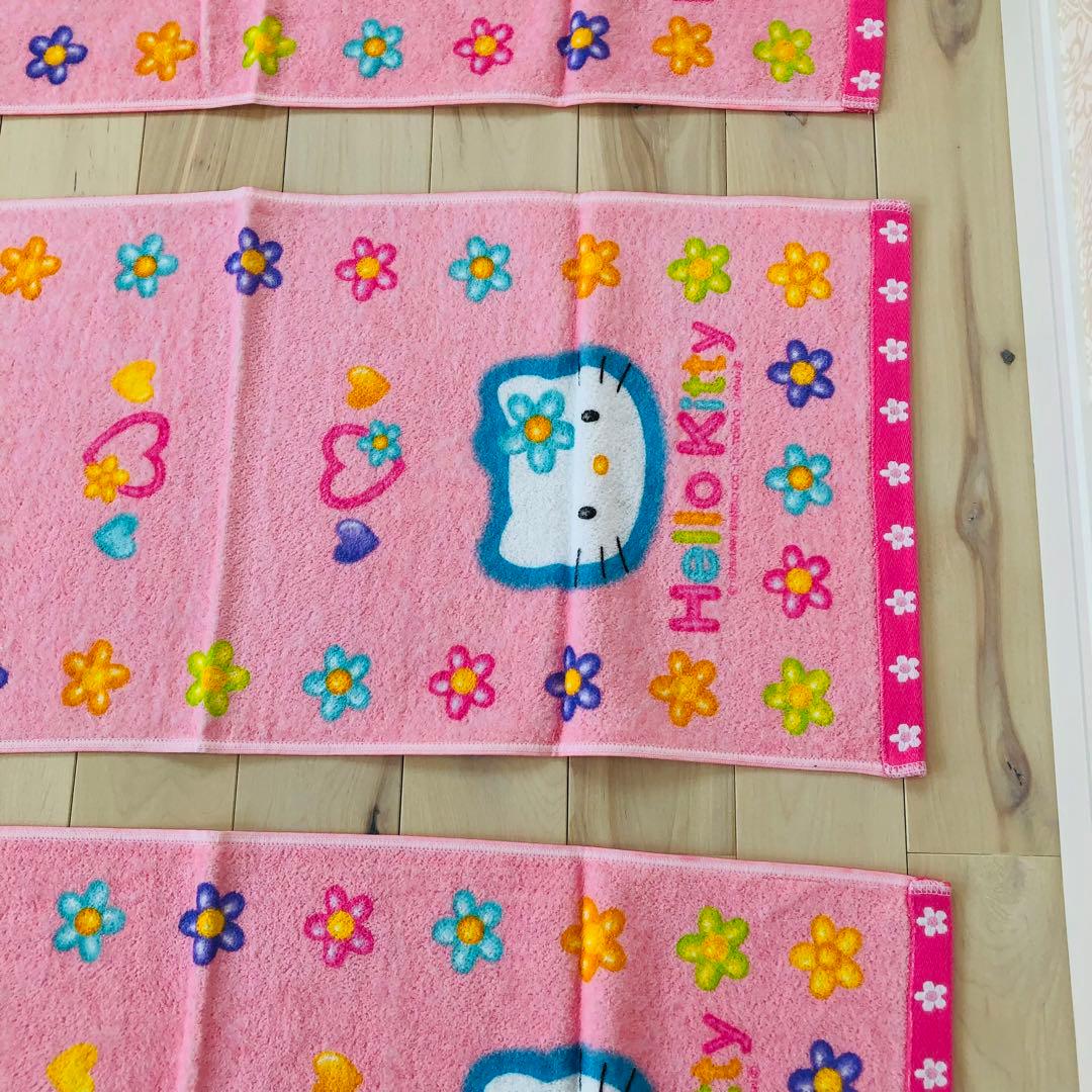 【サンリオ】平成　お花キティ　レアなハローキティ　タオル　まとめ売り