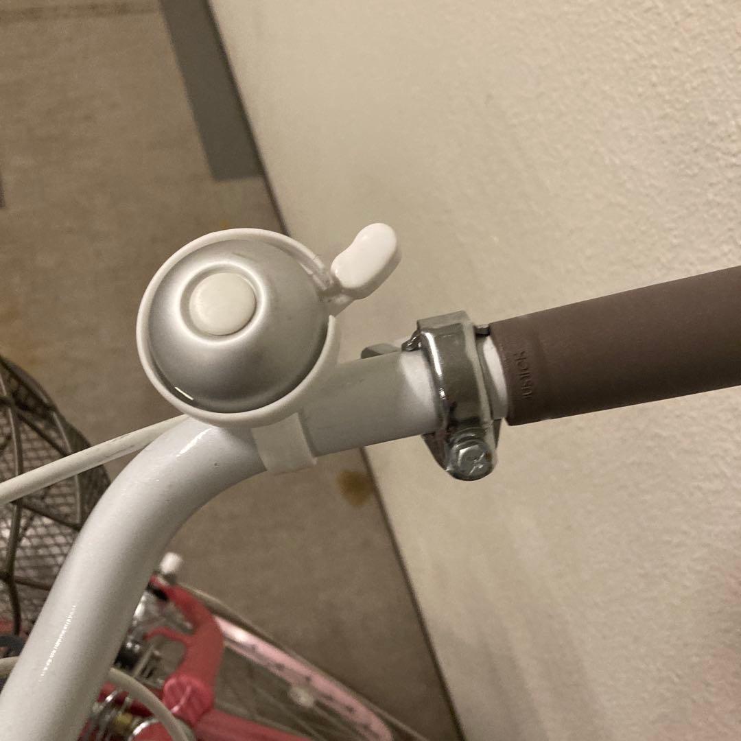 ピンクシティサイクル 自転車　子供用　女の子　24インチ　ヘルメット付き