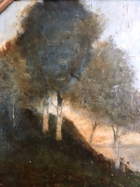 ポール=デジレ・トゥルイユベール油彩板画19世紀