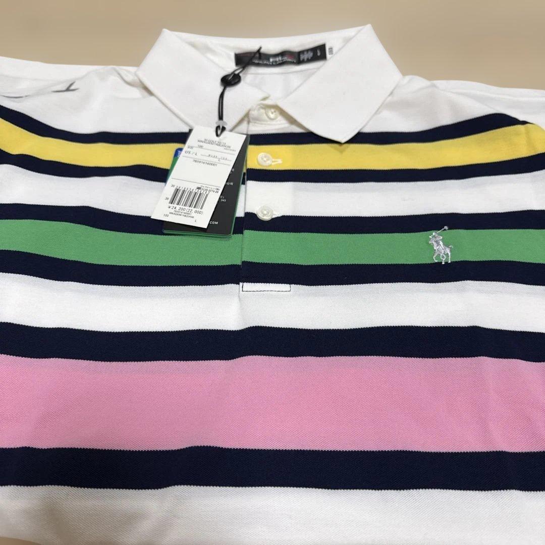 RLX RALPH LAUREN ストライプ ゴルフシャツ