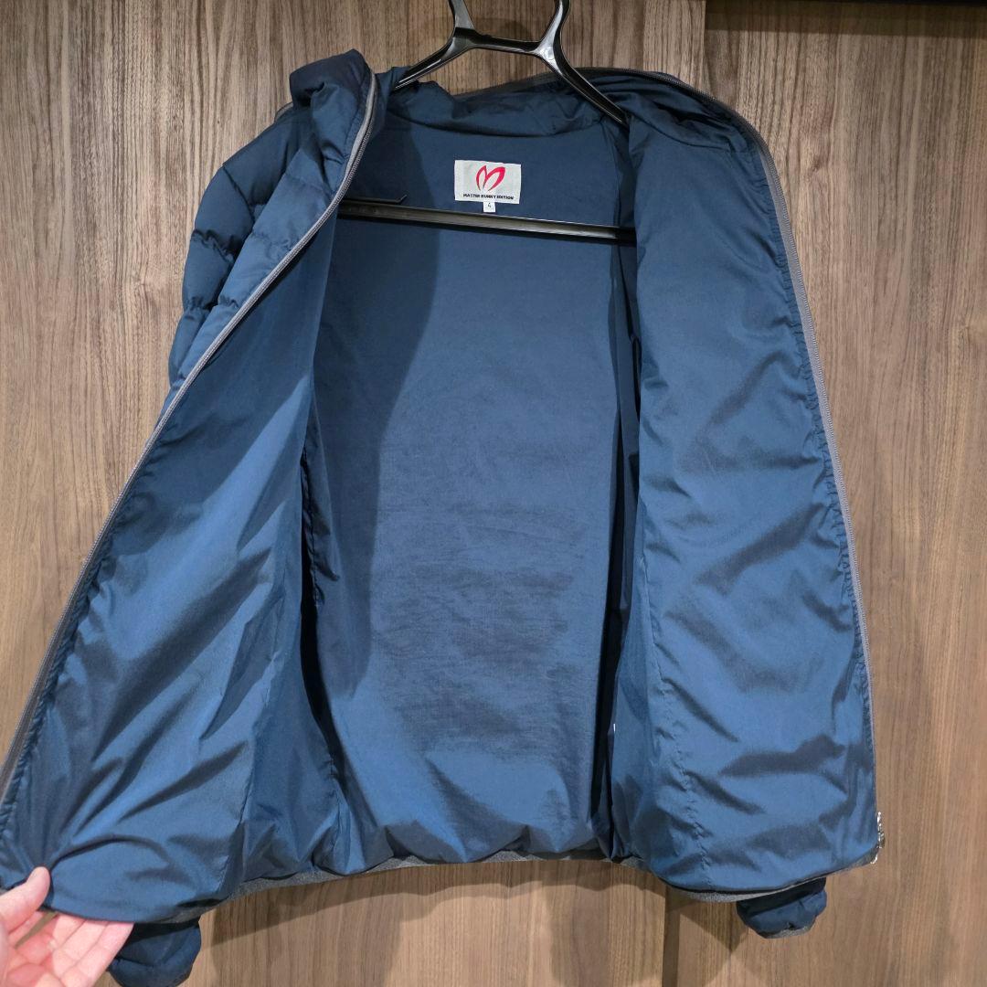 マスターバニーエディション／ダウン／ネイビー／サイズ4／ダブルジップ／薄手