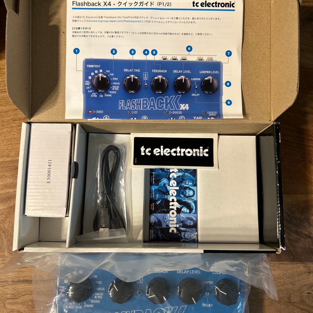 tc electronic Flashback X4 ギターエフェクター　箱つき