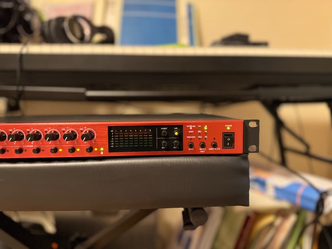 Focusrite Clarett 8Pre マイクプリアンプ