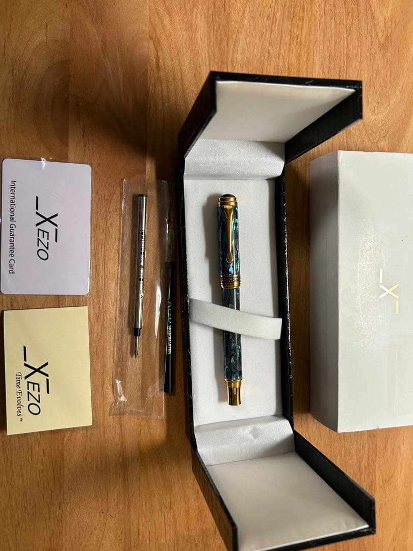 Xezo マエストロ　ローラーボールペン　螺鈿
