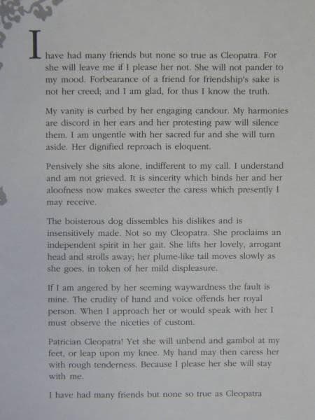 藤田嗣治、ネコ CLEOPATRA、希少画集画、新品額装付