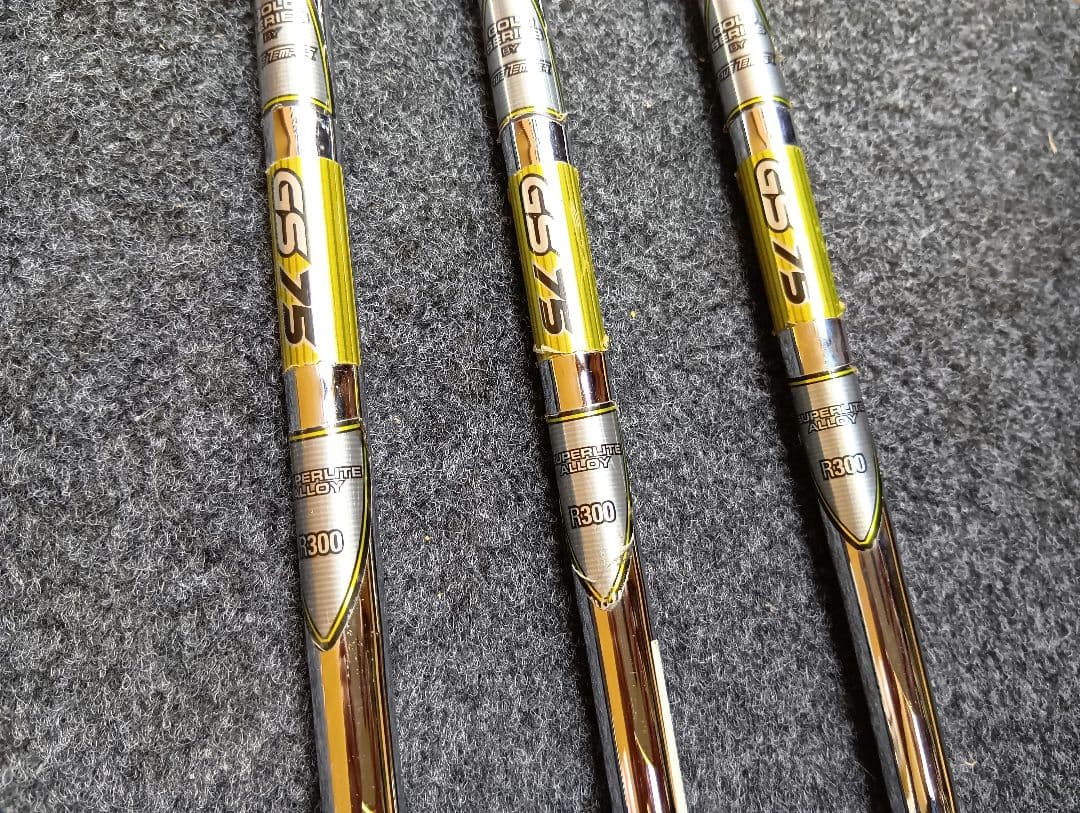 テーラーメイド ユーティリティ r7 draw レスキュー GS75 3本